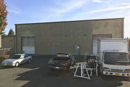 Commercial steel building painting