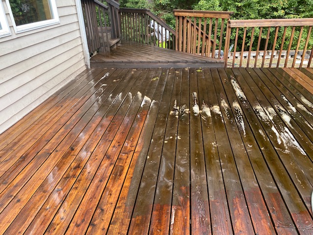 Wood Staining & Deck Refinishing.